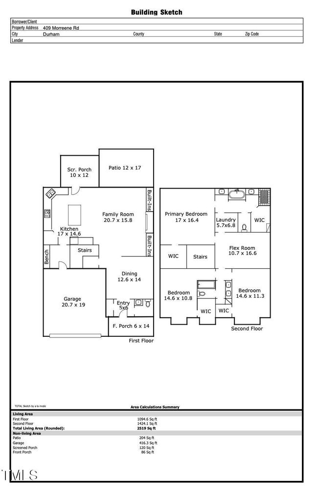 409 Morreene Rd - Floor plan | Image 30