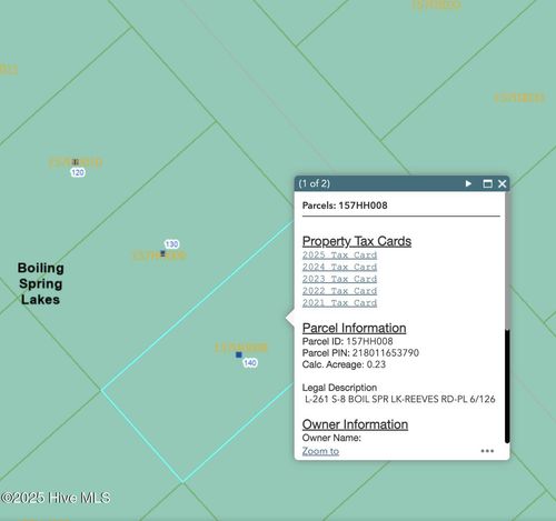 140 Reeves Rd, Boiling Spring Lakes, NC, 28461-5400 | Card Image