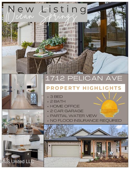 1712 Pelican St, Ocean Springs, MS, 39564-7559 | Card Image