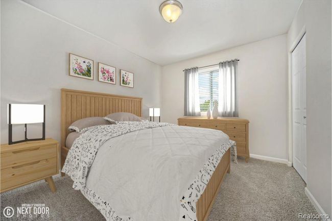 Virtually staged- bedroom 3 | Image 26