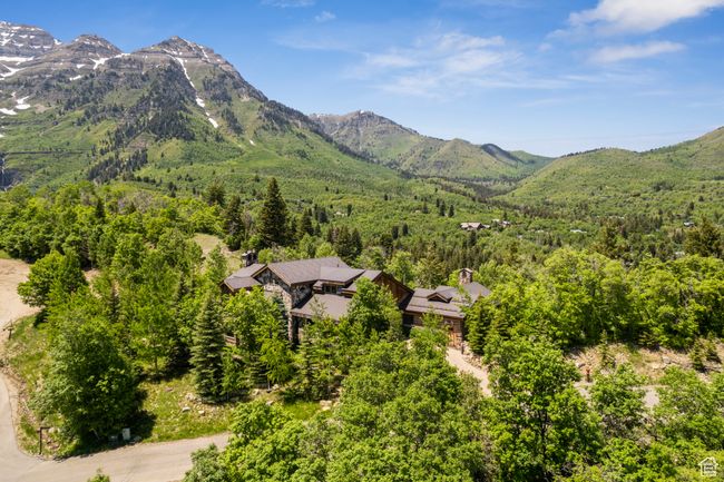 View of mountain backdrop with a forest | Image 72