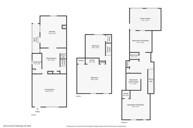 4614 Carroll St, House other with 2 bedrooms, 1 bathrooms and null parking in Bloomfield PA | Image 32