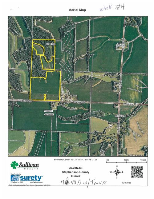 Parcel 4 TBD W Range Road, LENA, IL, 61048 | Card Image