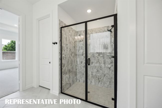 This spacious walk in shower is only one fantastic feature in this dream owner's bath! REPRESENTATIVE PHOTO | Image 11