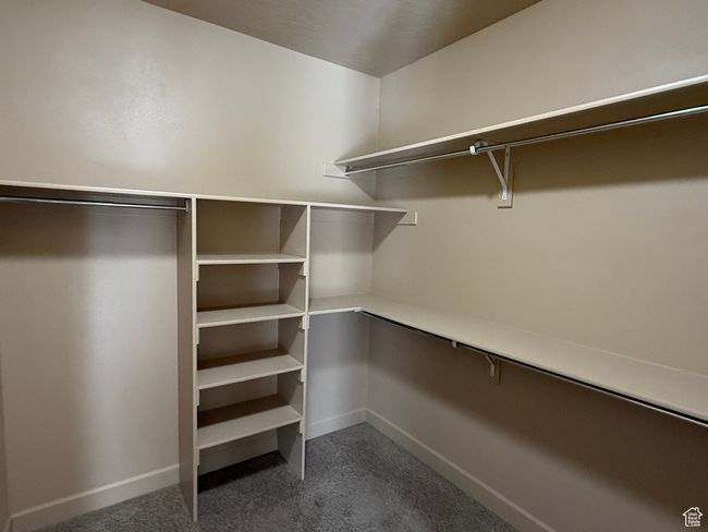 Spacious closet featuring carpet | Image 16