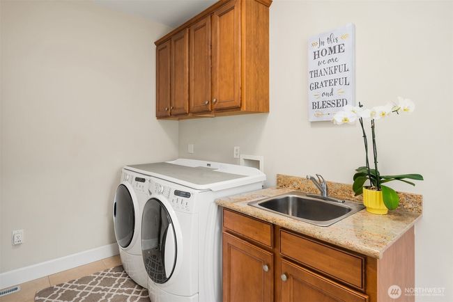 Main floor laundry room with access door to the back yard | Image 19
