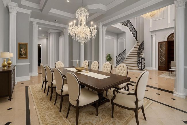 Virtual Staged Formal Dining Room | Image 8