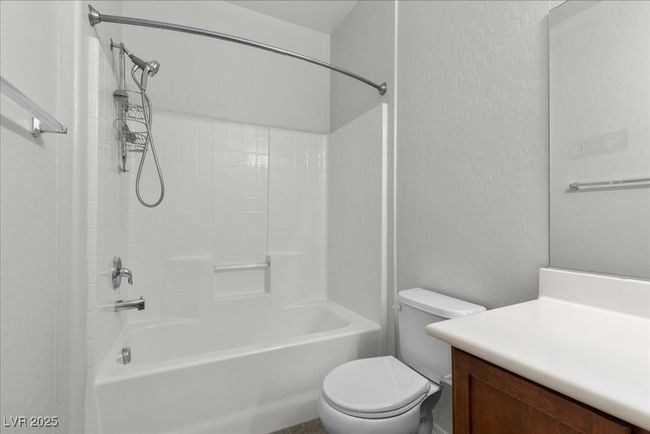 Full bathroom with vanity and washtub / shower combination | Image 35