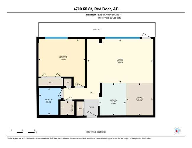 208 - 4700 55 Street, Home with 1 bedrooms, 1 bathrooms and 1 parking in Red Deer AB | Image 24