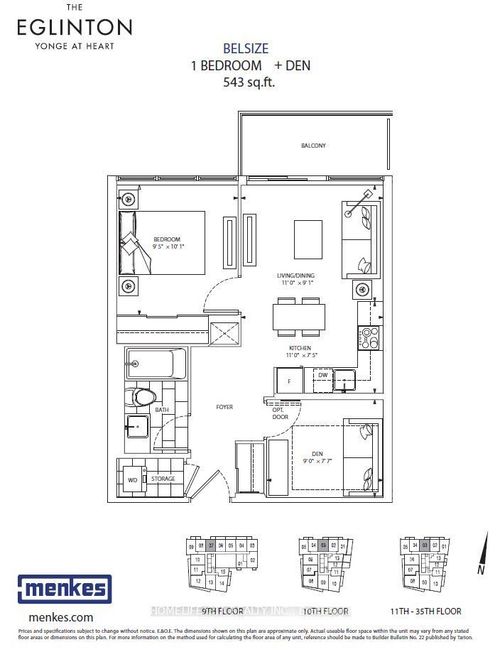 905-125 Redpath Ave, Toronto, ON, M4S0B5 | Card Image