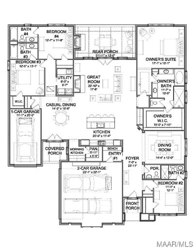 9012 Marston Way, House other with 4 bedrooms, 4 bathrooms and null parking in Montgomery AL | Image 3