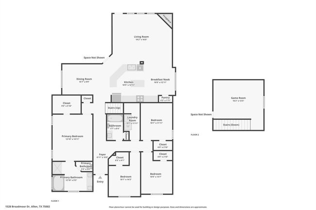 1528 Broadmoor Dr, House other with 4 bedrooms, 2 bathrooms and null parking in Allen TX | Image 5