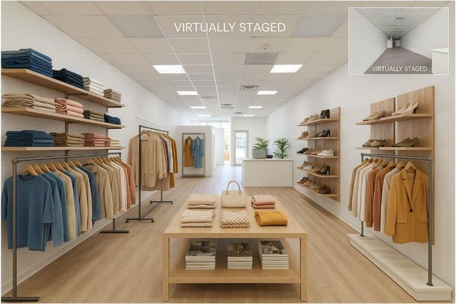 virtually staged as clothing store | Image 6