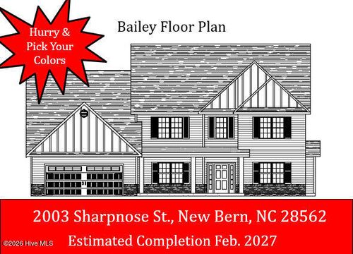 2003 Sharpnose Street, New Bern, NC, 28562 | Card Image