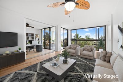 Bright and airy living at its finest—this spacious apartment features abundant natural light, and a seamless blend of indoor and outdoor spaces with lush views to enjoy every single day. | Image 3