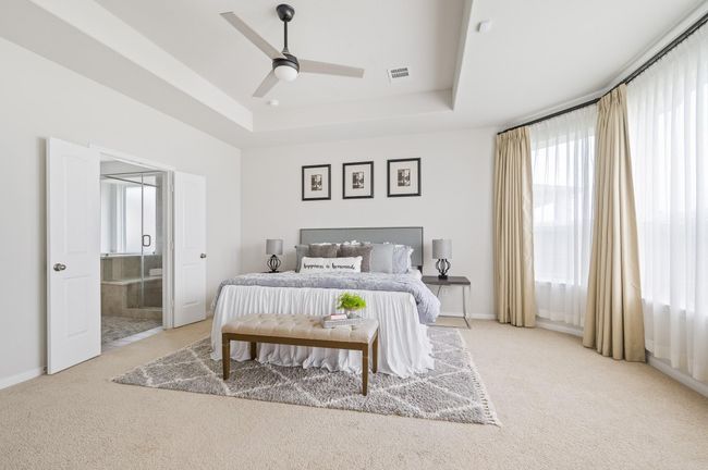 Primary Bedroom with bay windows. Plenty of room! | Image 22