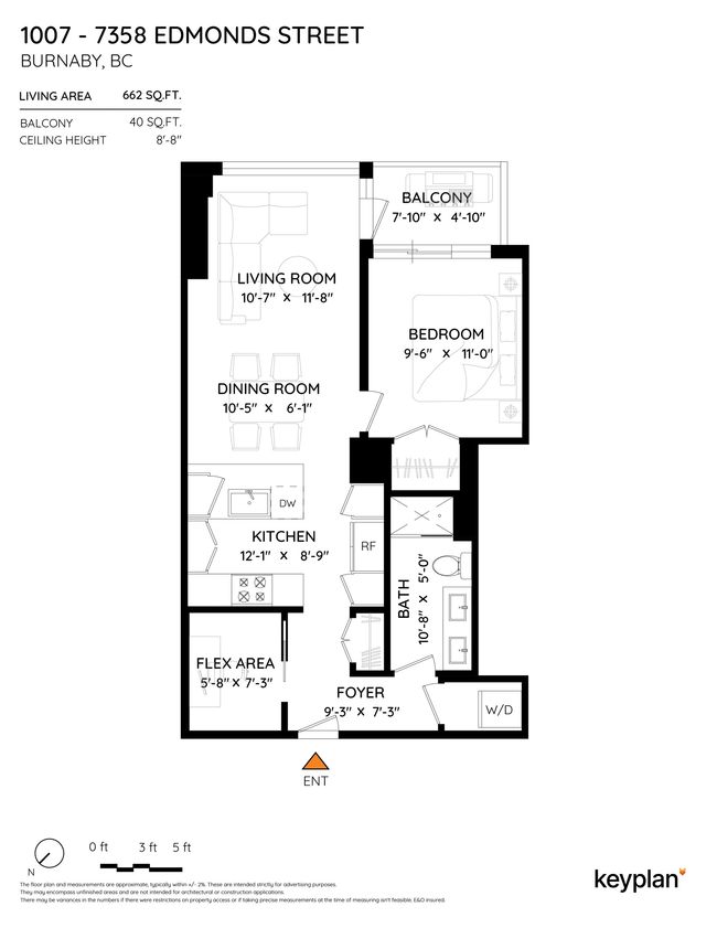 1007 - 7358 Edmonds St, Condo with 1 bedrooms, 1 bathrooms and 1 parking in Burnaby BC | Image 40
