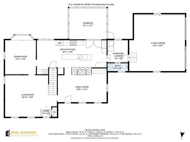 44 N Shore Rd, House other with 3 bedrooms, 3 bathrooms and null parking in Derry NH | Image 38