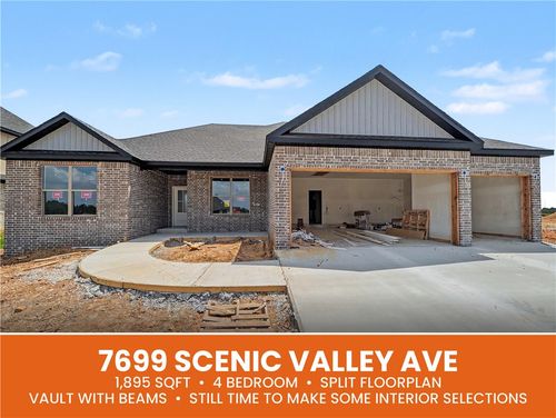 7699 Scenic Valley Ave, Springdale, AR, 72762-4626 | Card Image