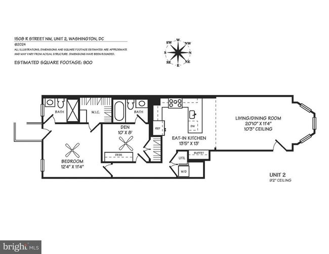 APT-2 - 1508 R St Nw, Condo with 2 bedrooms, 2 bathrooms and null parking in WASHINGTON DC | Image 11