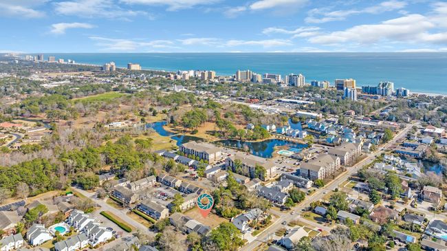 Drone / aerial view featuring a water view and a city view | Image 15