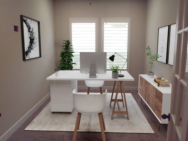 Office featuring baseboards | Image 29
