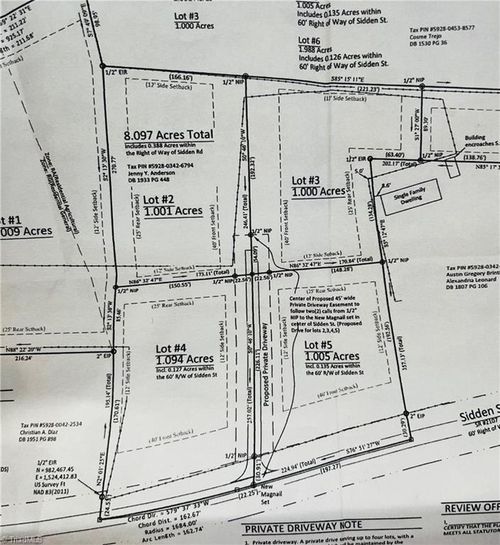 Lots 2, 3, 4, & 5 Sidden Street, Mount Airy, NC, 27030 | Card Image