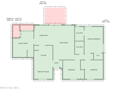 209 Adele Ct, Wilmington, NC, 28412-3166 | Card Image