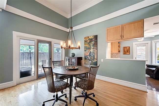 Dining room, adjacent to the family room. | Image 21