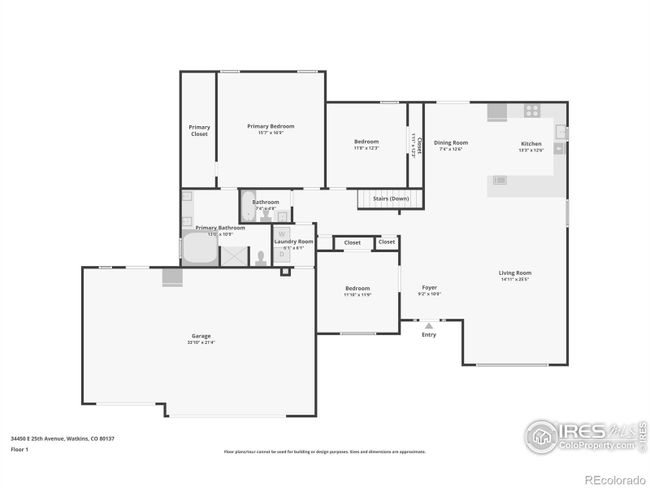 34450 E 25 Th Ave, House other with 4 bedrooms, 3 bathrooms and 6 parking in Watkins CO | Image 37
