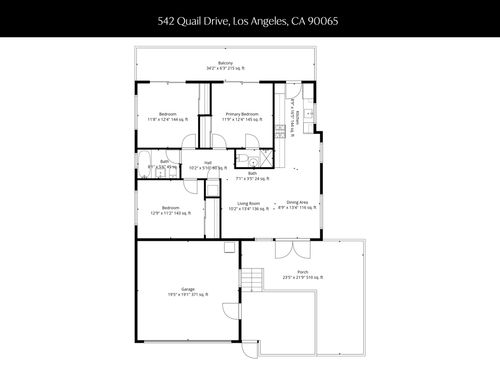 542 Quail Drive, Los Angeles, CA, 90065 | Card Image