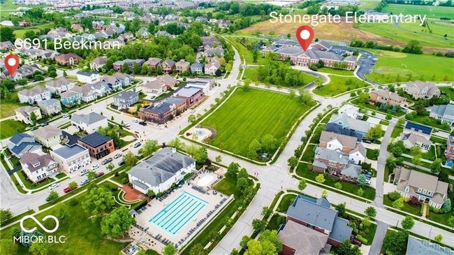 6691 Beekman Pl, Condo with 3 bedrooms, 3 bathrooms and null parking in Zionsville IN | Image 39