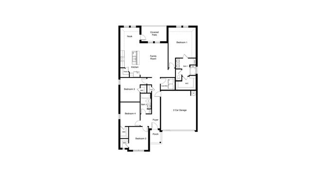 D.R. Horton's Kilgore Floorplan - All Home and community information, including pricing, included features, terms, availability and amenities, are subject to change at any time without notice or obligation. All Drawings, pictures, photographs, video, square footages, floor plans, elevations, features, colors and sizes are approximate for illustration purposes only and will vary from the homes as built. | Image 31