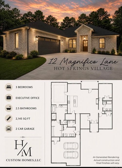 12 Magnifico Ln, Hot Springs Village, AR, 71909-7900 | Card Image