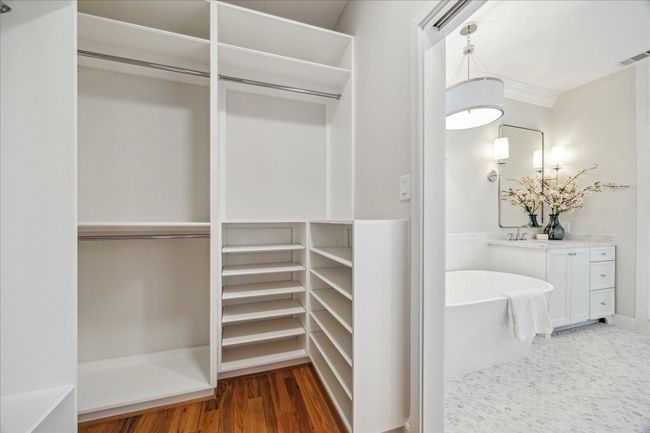 Alternate view of master closet | Image 25