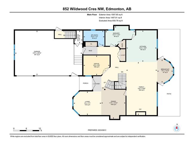 852 Wildwood Cres Nw, House other with 6 bedrooms, 5 bathrooms and 10 parking in Edmonton AB | Image 73