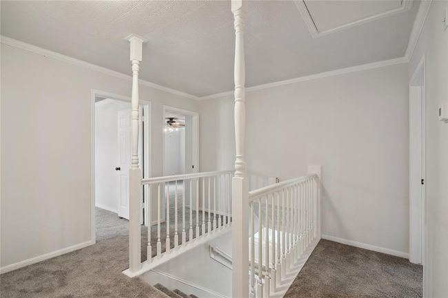 Coming upstairs you will find the lovely ceiling with charming tiles. | Image 22