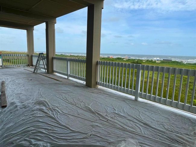 Step onto your own slice of paradise—this oversized beachfront deck is part of 2, 100 sq ft of total outdoor living space, offering unobstructed Gulf views and cool ocean breezes. The upper level will include a private hot tub—perfect for relaxing after a long beach day or stargazing under the Texas sky. | Image 36
