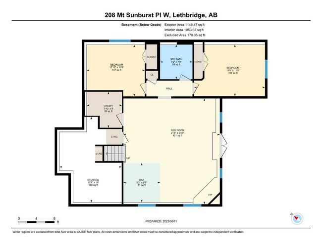 208 Mt Sunburst Place W, House other with 4 bedrooms, 3 bathrooms and 4 parking in Lethbridge AB | Image 49