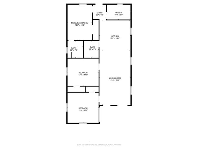 906 S Willow St, House other with 3 bedrooms, 2 bathrooms and null parking in Sherman TX | Image 36