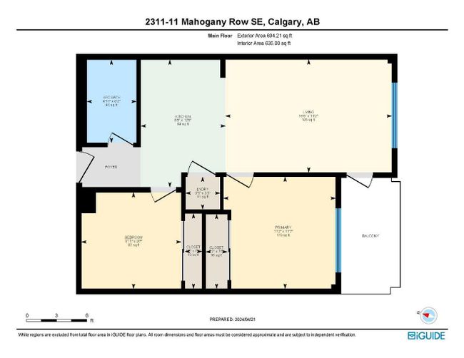 2311 - 11 Mahogany Row Se, Home with 2 bedrooms, 1 bathrooms and 1 parking in Calgary AB | Image 20