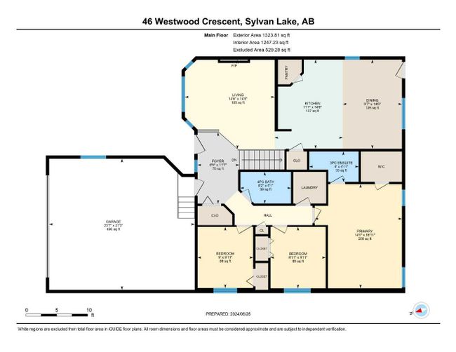 46 Westwood Crescent, House detached with 4 bedrooms, 3 bathrooms and 4 parking in Sylvan Lake AB | Image 36