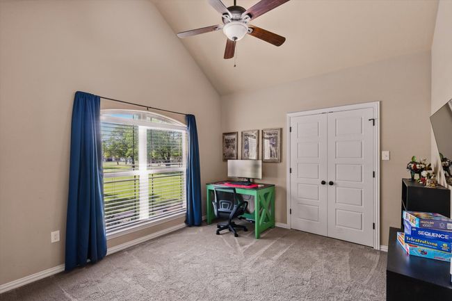 Forth bedroom currently used as an office | Image 19
