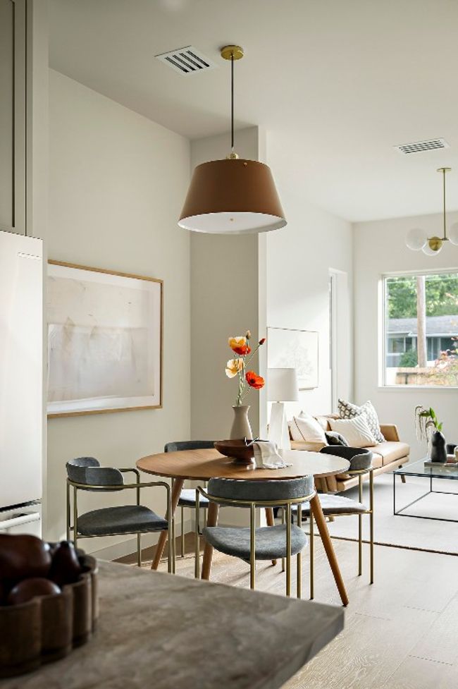 Dining space featuring wood finished floors | Image 12