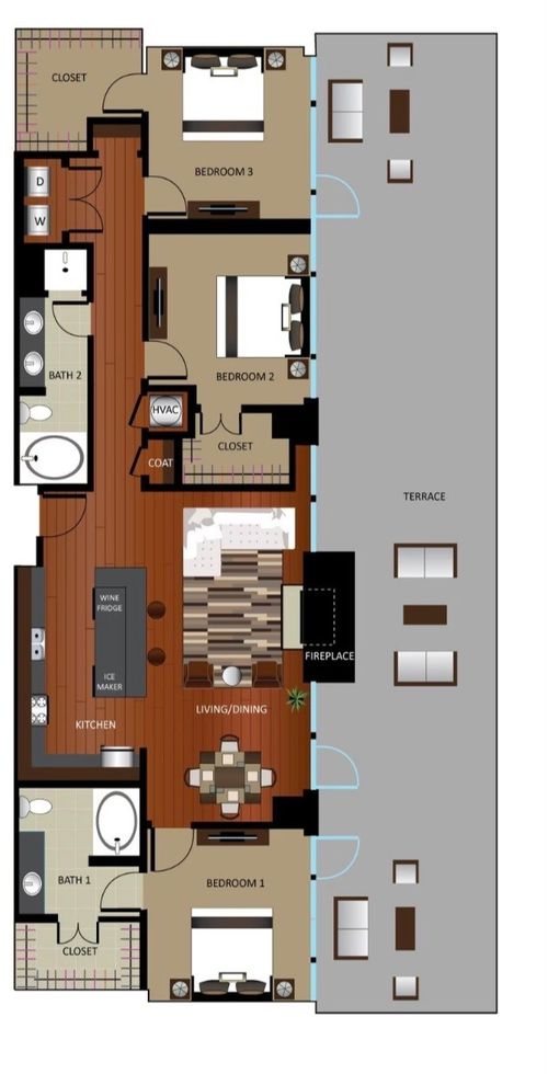 2501-1700 Cedar Springs Drive, Dallas, TX, 75202 | Card Image