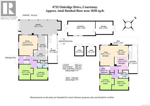 4732 Oakridge Dr, Courtenay, BC, V9N6A8 | Card Image
