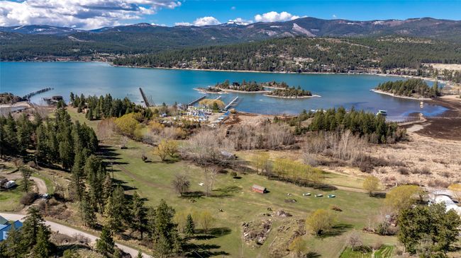 Birds eye view of property with a forest view and a water and mountain view | Image 72