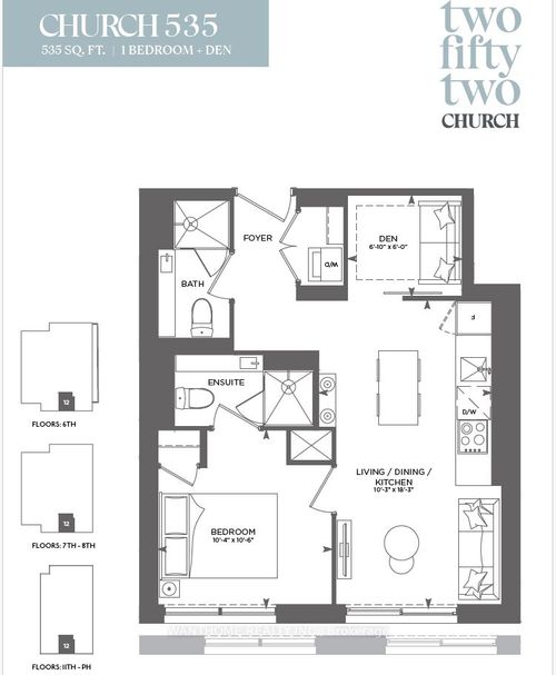 2112-252 Church St, Toronto, ON, M5B0E6 | Card Image