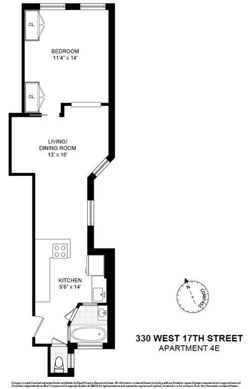 4e-330 W 17th St, New York, NY, 10011-5052 | Card Image