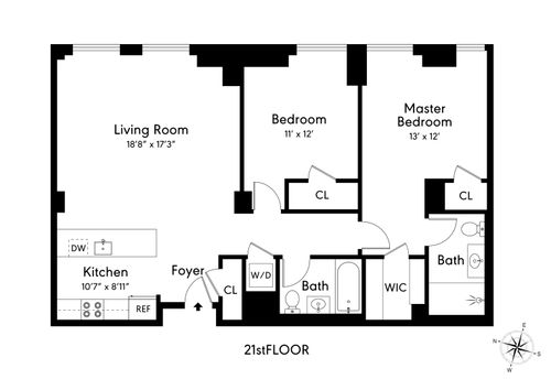 21c-1 Hanson Pl, Brooklyn, NY, 11243-2915 | Card Image